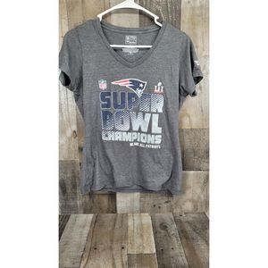NFL Football Pro-Line New England Patriots Super Bowl Champions Adult Tee Size S
